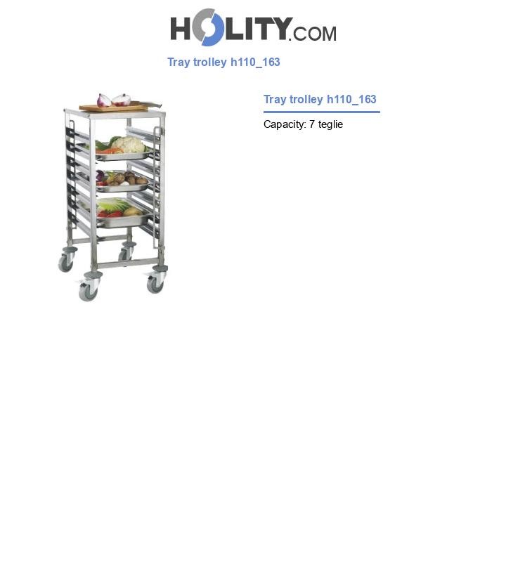Tray trolley h110_163