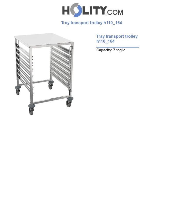 Tray transport trolley h110_164