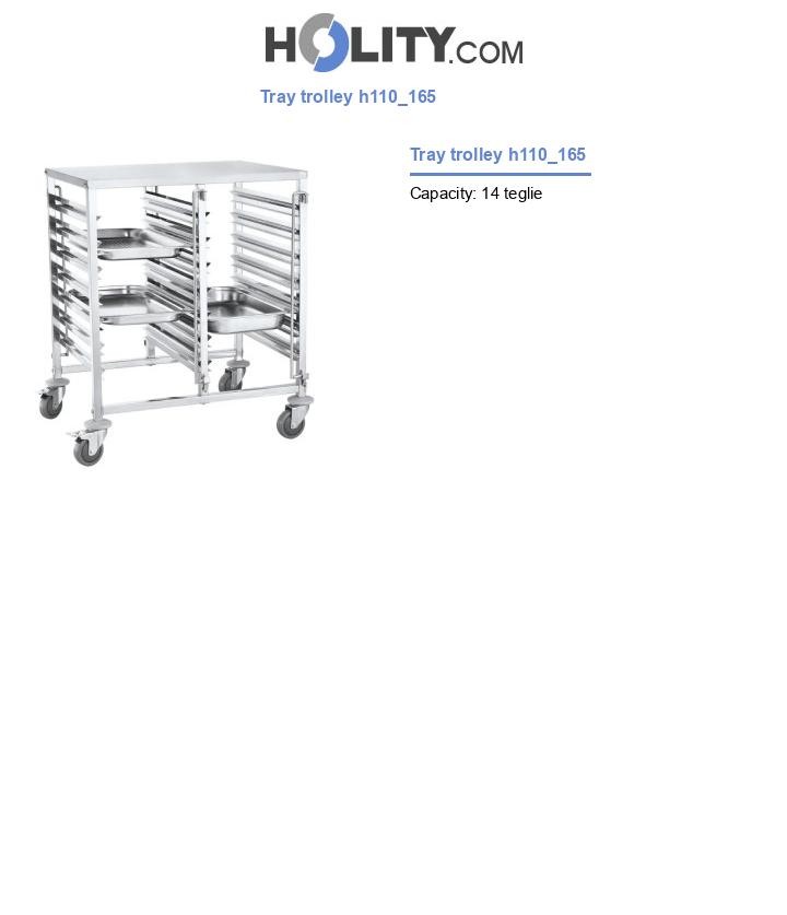 Tray trolley h110_165
