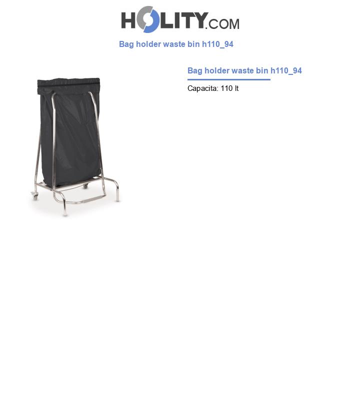 Bag holder waste bin h110_94