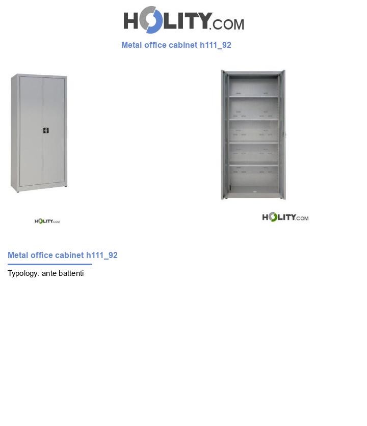 Metal office cabinet h111_92