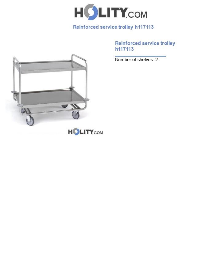 Reinforced service trolley h117113