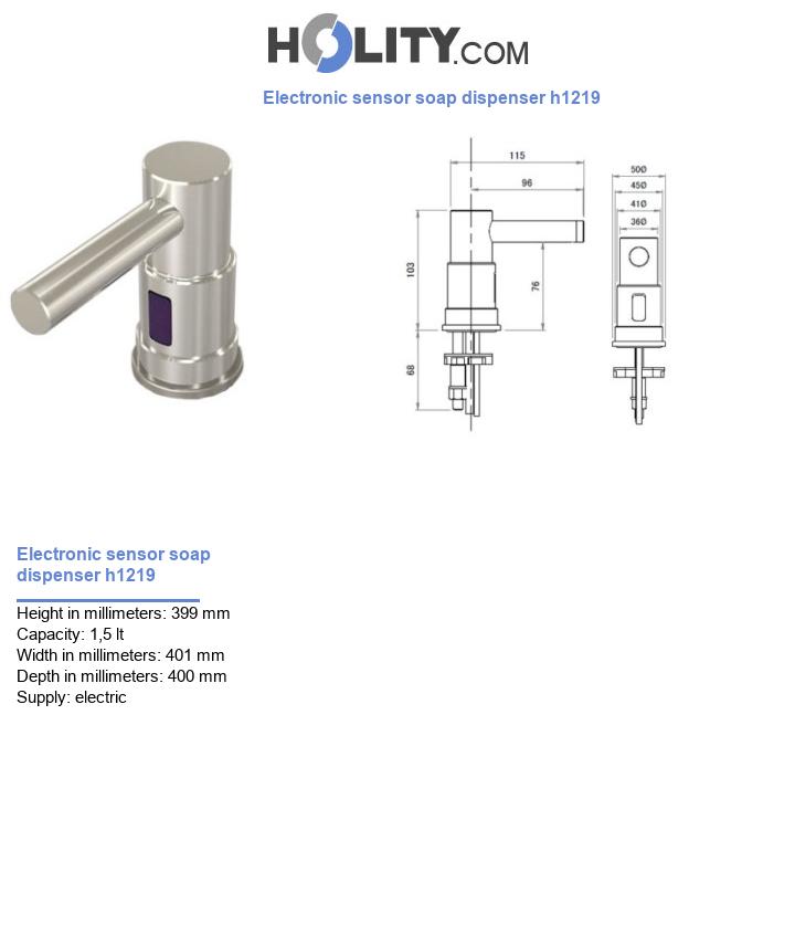 Electronic sensor soap dispenser h1219