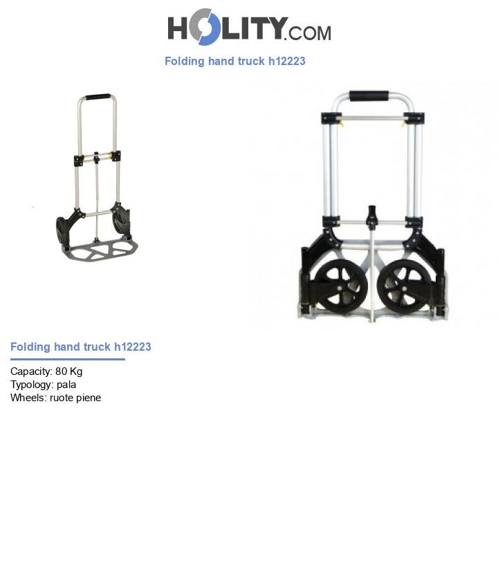 Folding hand truck h12223