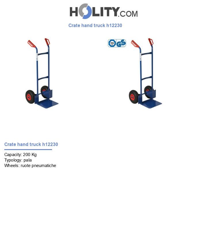 Crate hand truck h12230