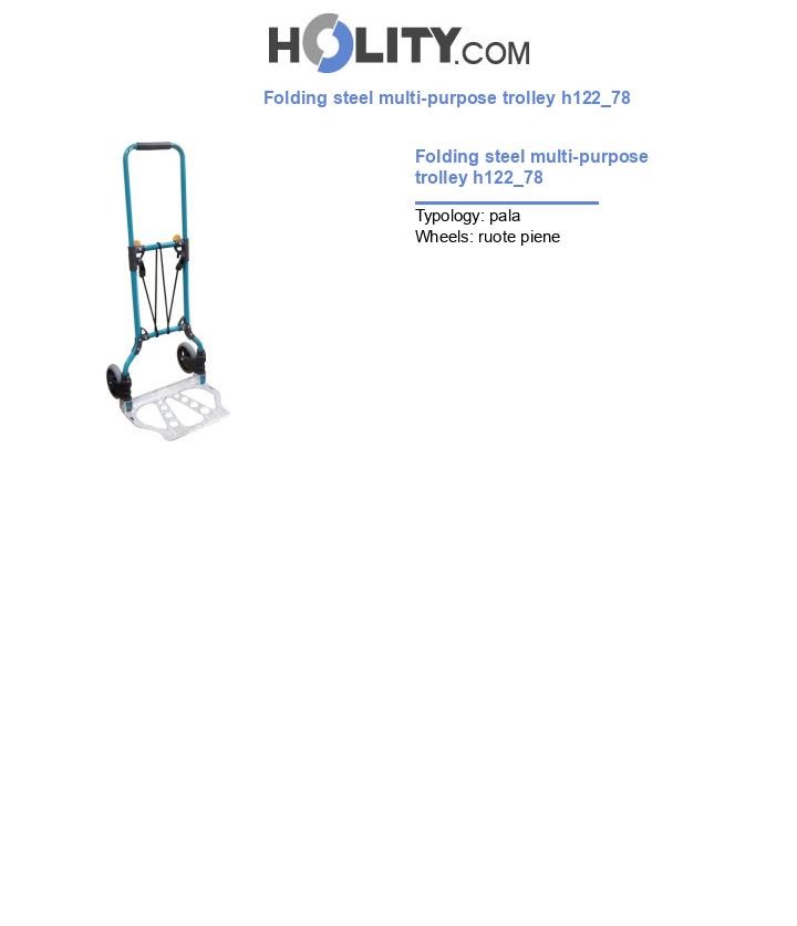 Folding steel multi-purpose trolley h122_78