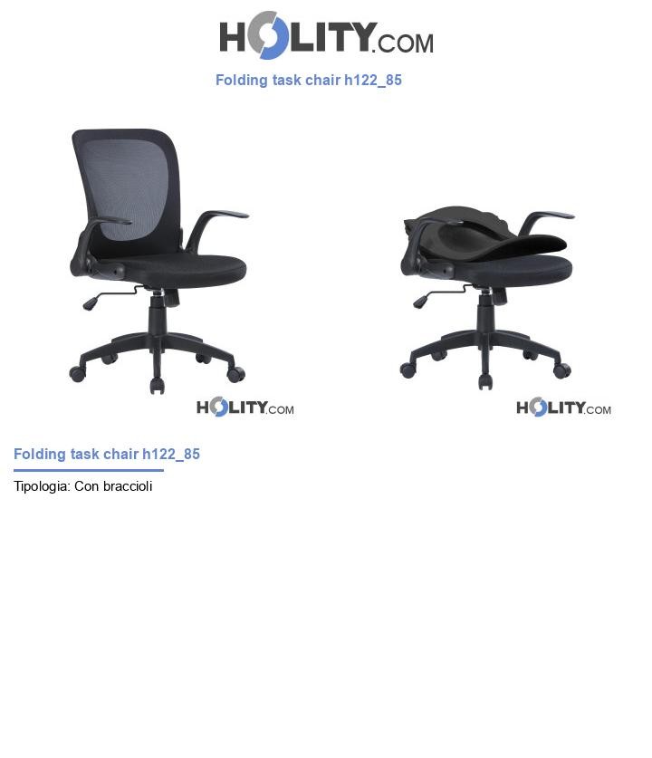 Folding task chair h122_85