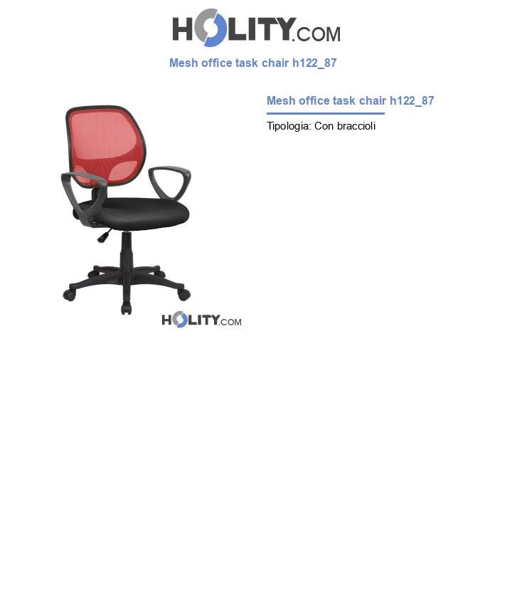 Mesh office task chair h122_87