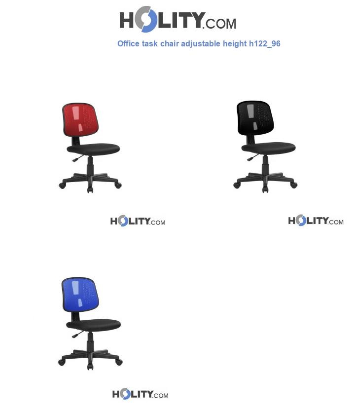 Office task chair adjustable height h122_96