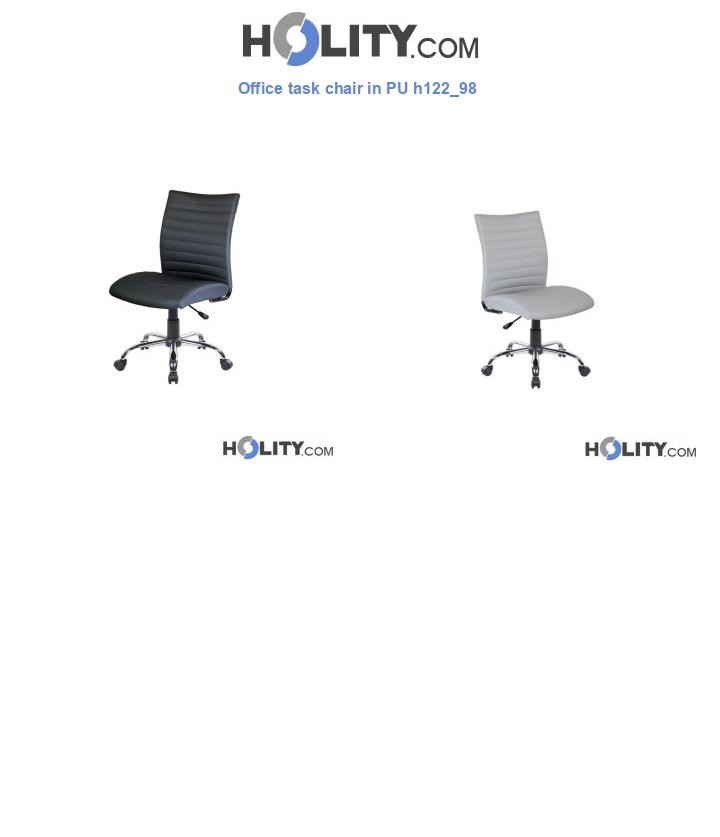 Office task chair in PU h122_98