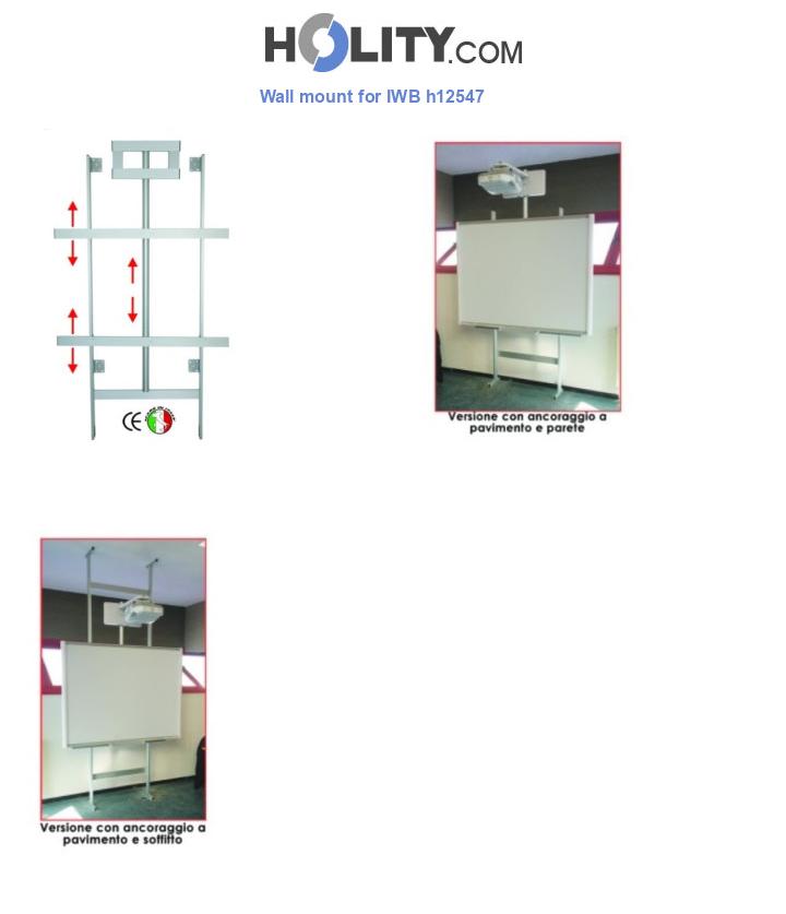 Wall mount for IWB h12547