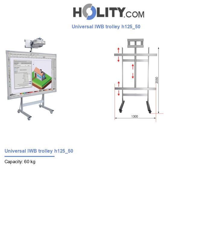 Universal IWB trolley h125_50
