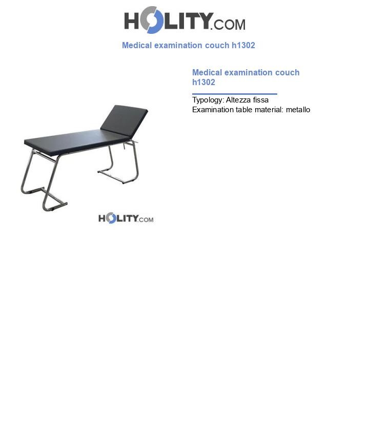 Medical examination couch h1302