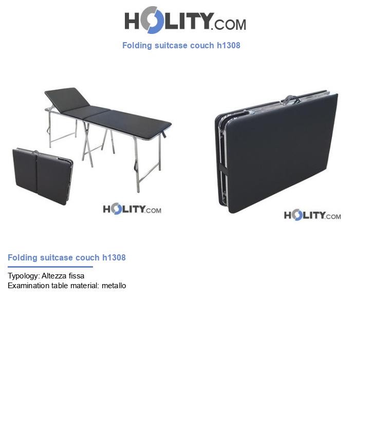 Folding suitcase couch h1308