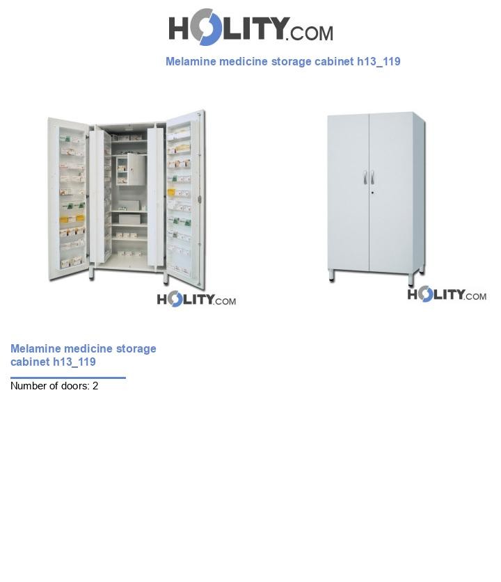 Melamine medicine storage cabinet h13_119