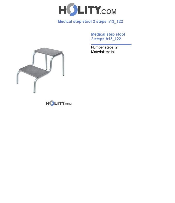 Medical step stool 2 steps h13_122
