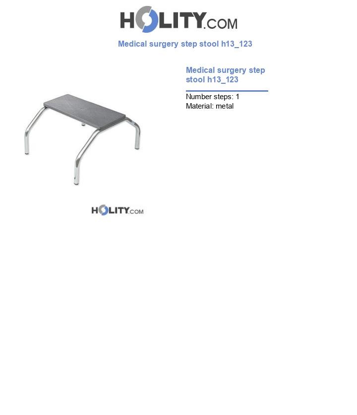Medical surgery step stool h13_123