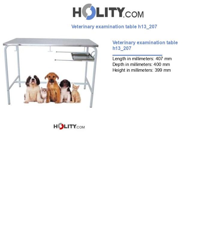 Veterinary examination table h13_207