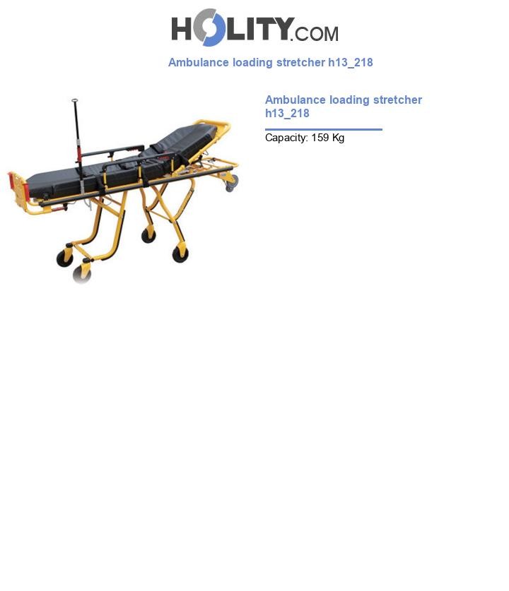 Ambulance loading stretcher h13_218
