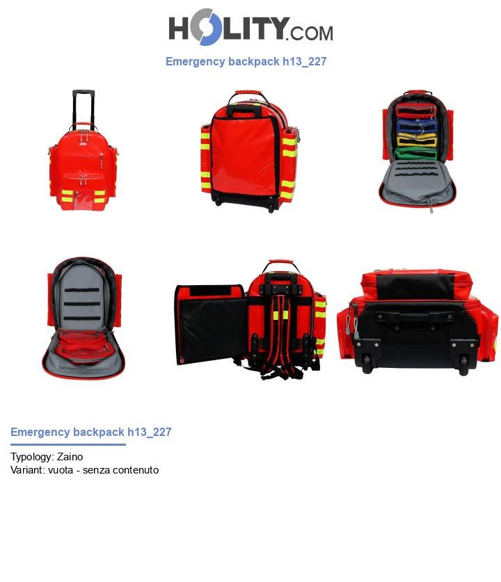 Emergency backpack h13_227