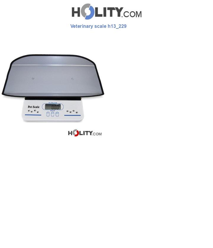 Veterinary scale h13_229
