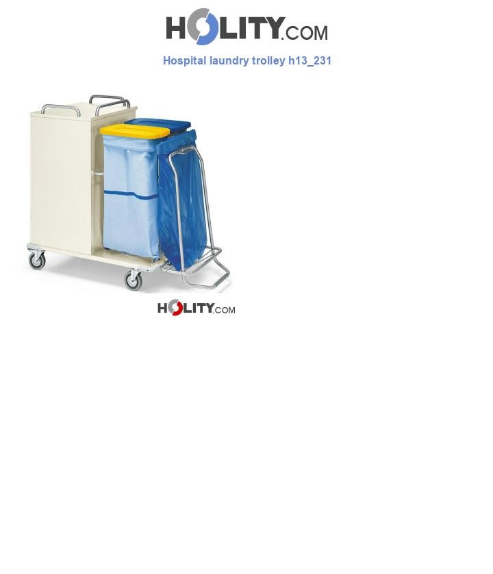 Hospital laundry trolley h13_231