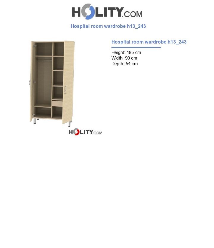 Hospital room wardrobe h13_243