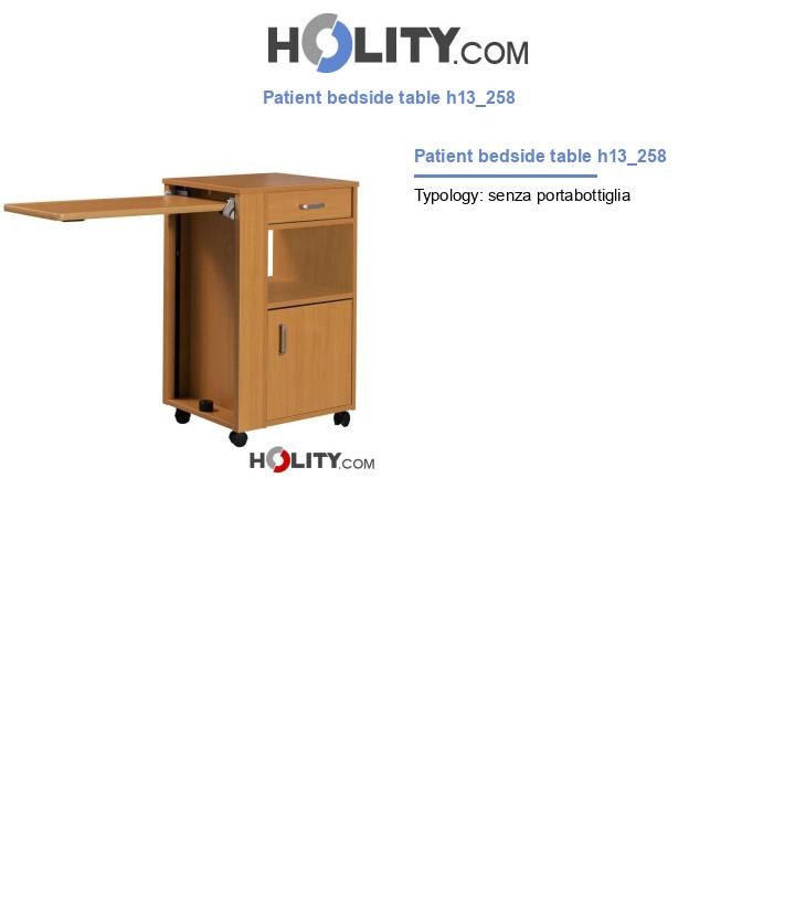 Patient bedside table h13_258
