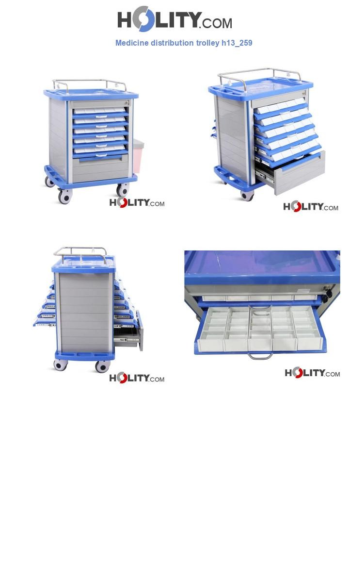 Medicine distribution trolley h13_259