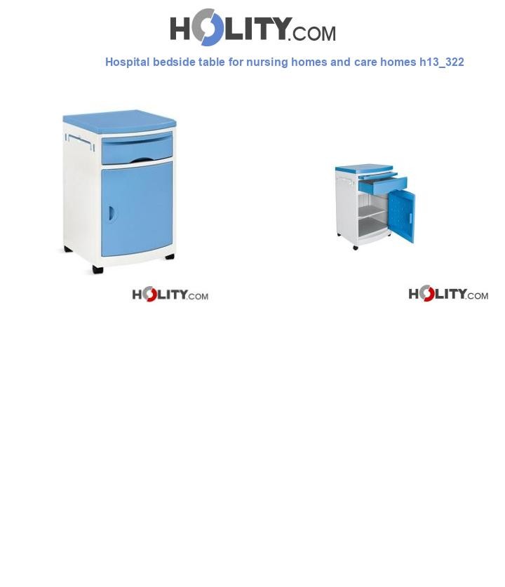 Hospital bedside table for nursing homes and care homes h13_322