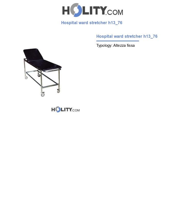 Hospital ward stretcher h13_76