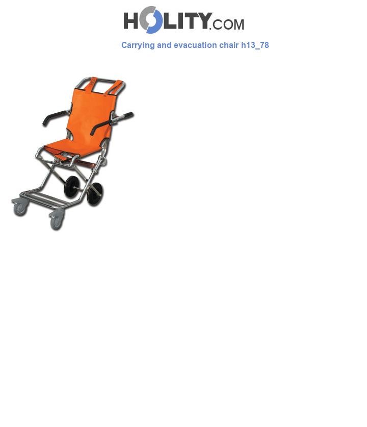 Carrying and evacuation chair h13_78