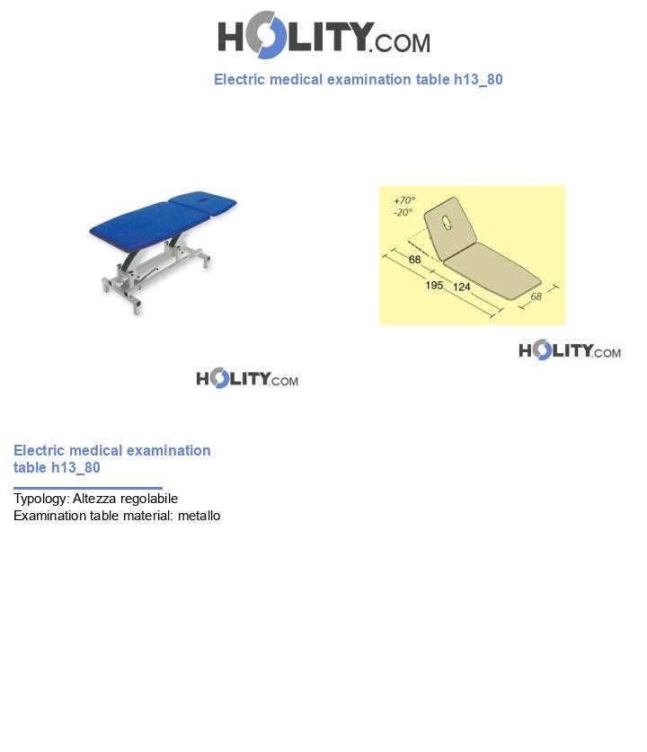Electric medical examination table h13_80