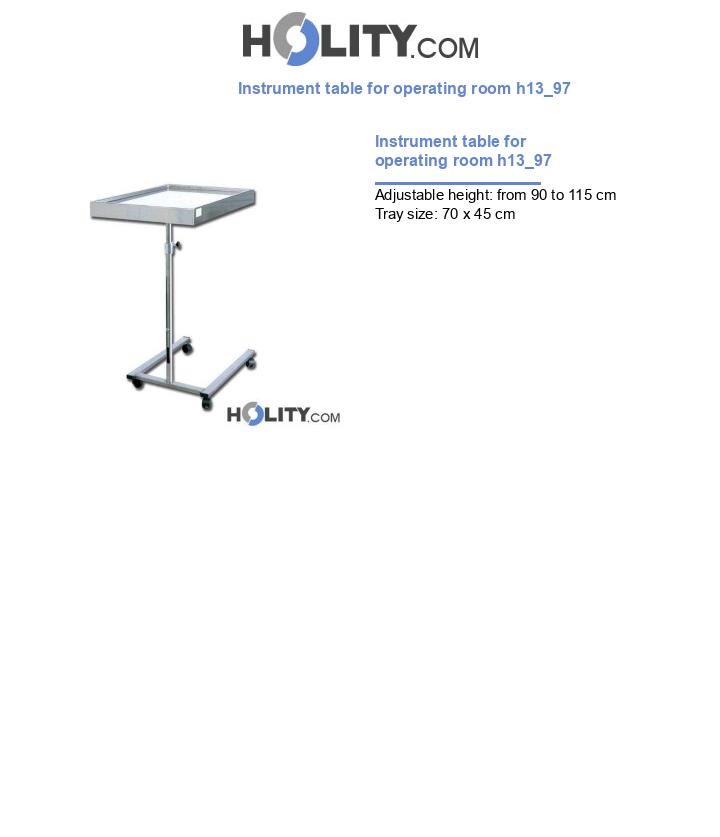 Instrument table for operating room h13_97