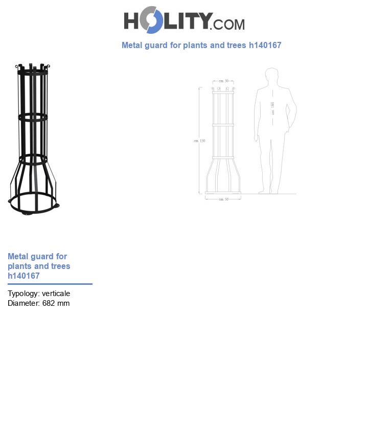 Metal guard for plants and trees h140167