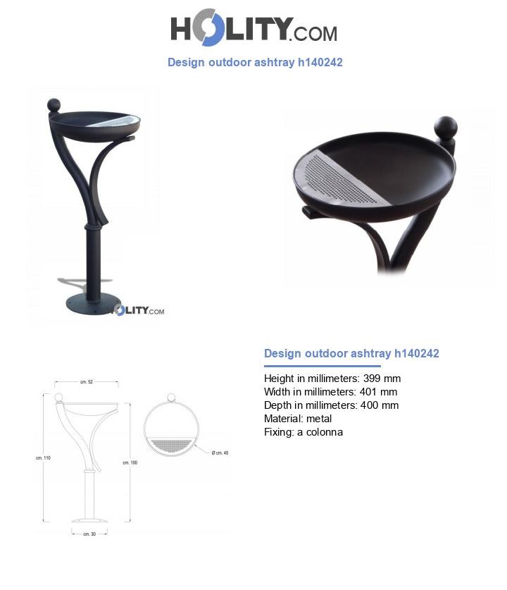 Design outdoor ashtray h140242