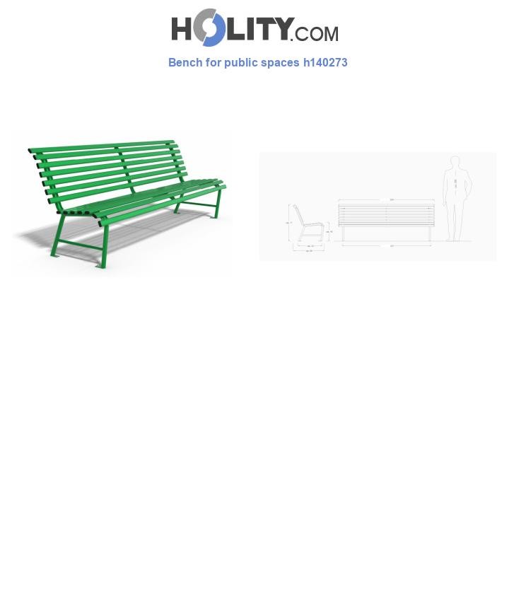 Bench for public spaces h140273