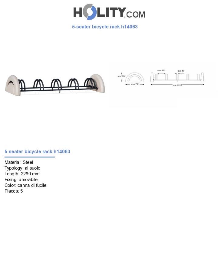 5-seater bicycle rack h14063