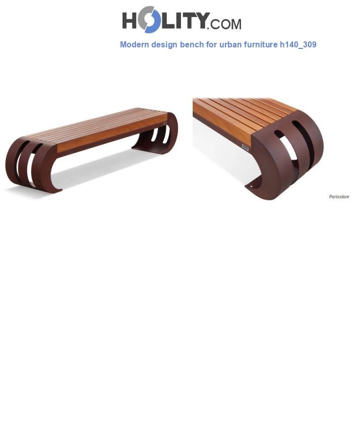 Modern design bench for urban furniture h140_309