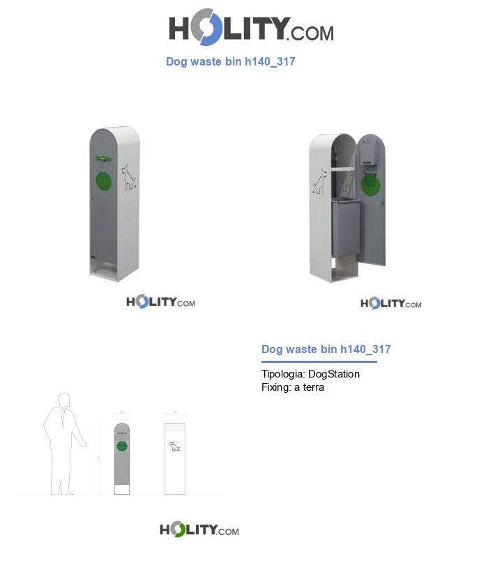 Dog waste bin h140_317