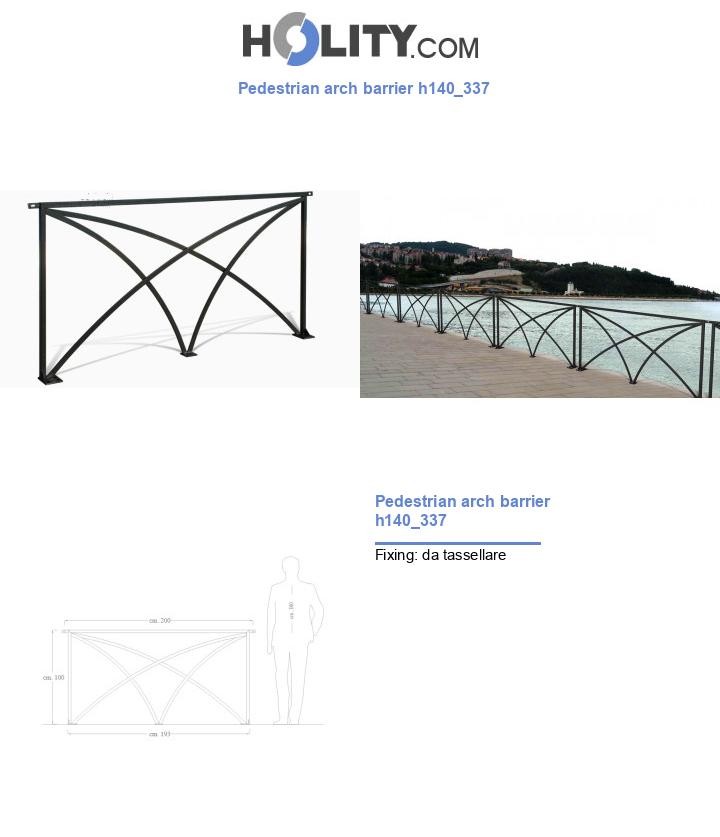 Pedestrian arch barrier h140_337
