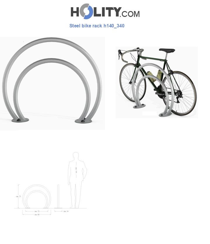 Steel bike rack h140_340