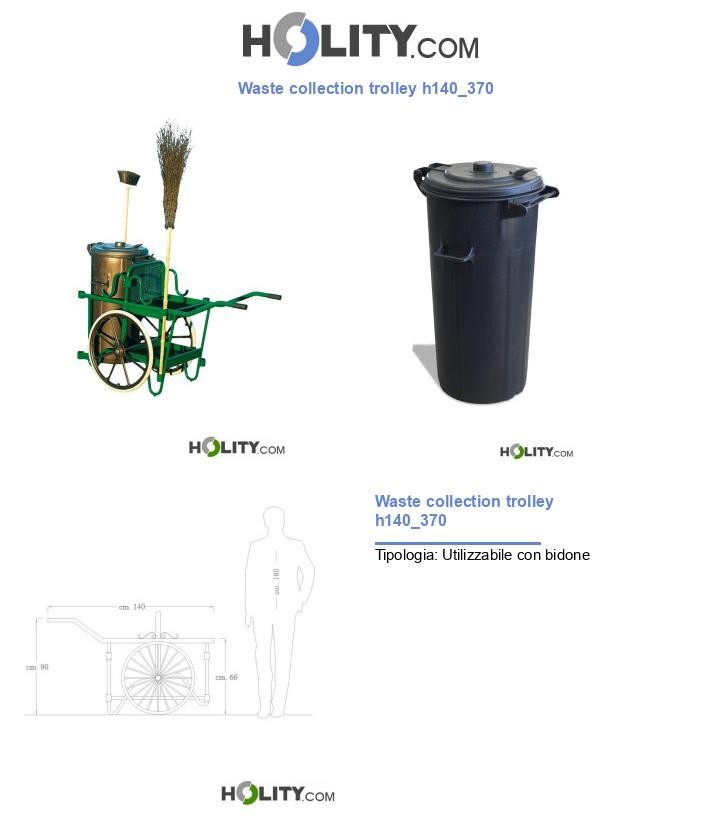 Waste collection trolley h140_370