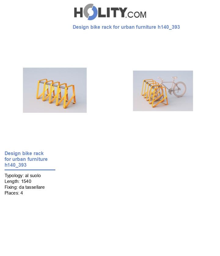 Design bike rack for urban furniture h140_393