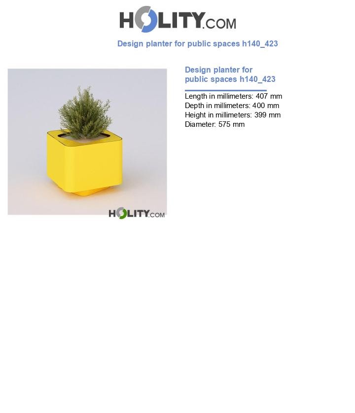 Design planter for public spaces h140_423
