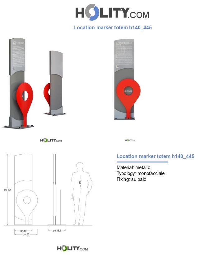 Location marker totem h140_445