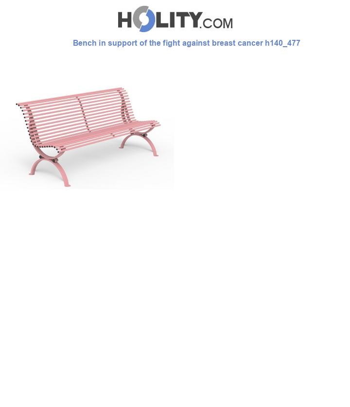 Bench in support of the fight against breast cancer h140_477