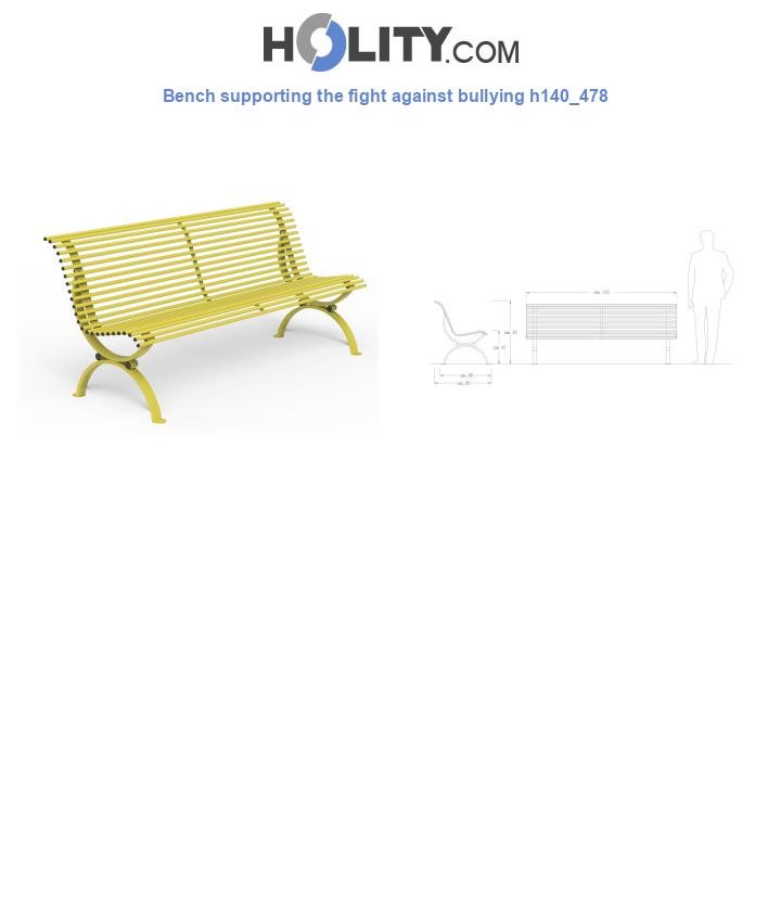 Bench supporting the fight against bullying h140_478