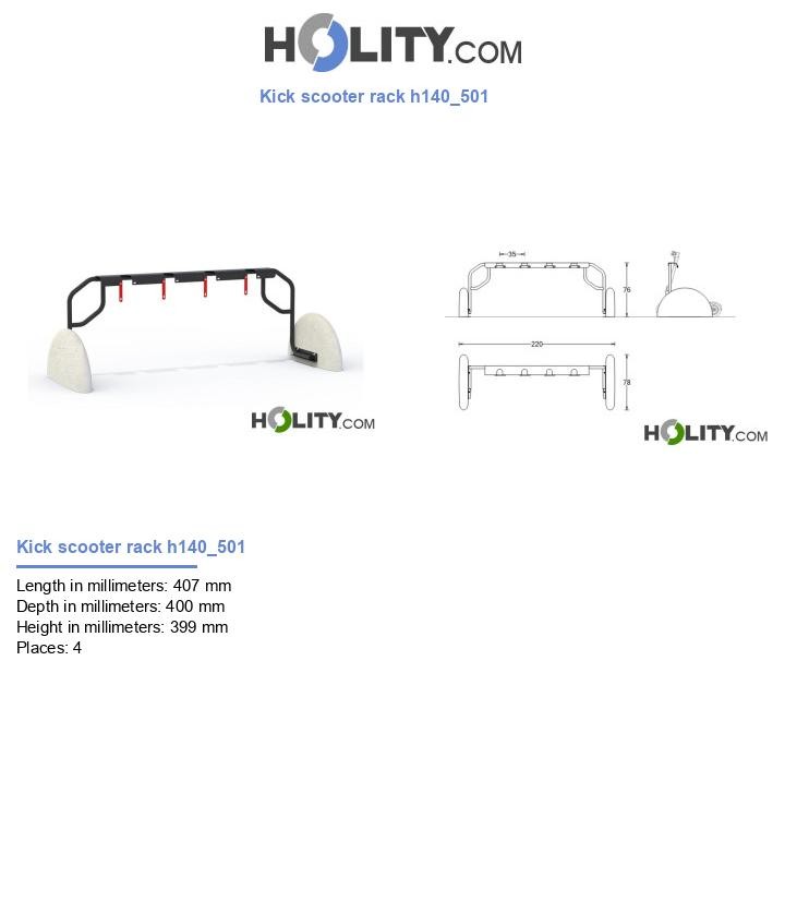 Kick scooter rack h140_501