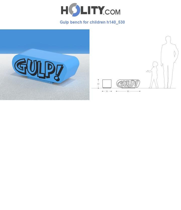 Gulp bench for children h140_530